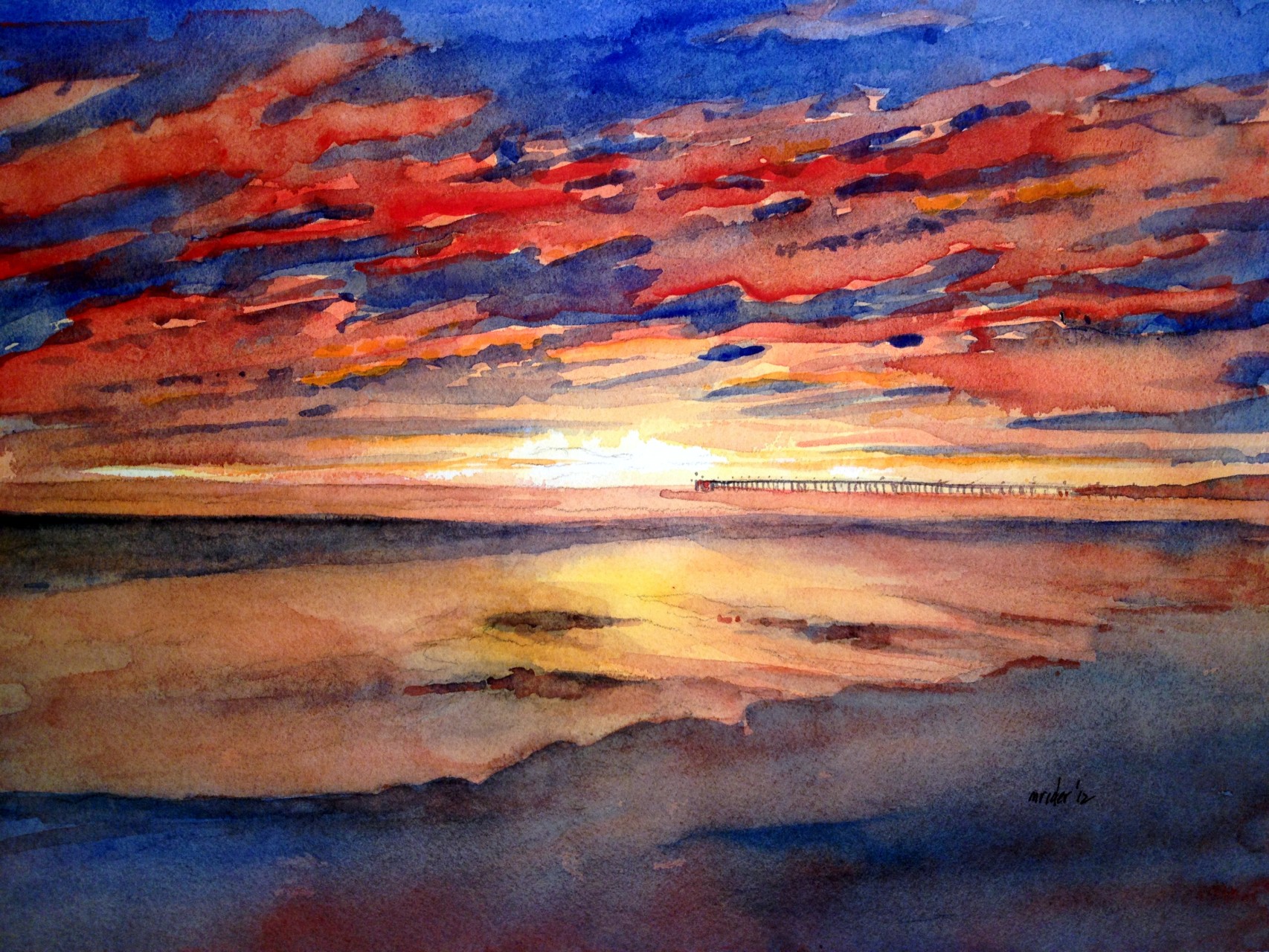 Haskell's Beach Sunset